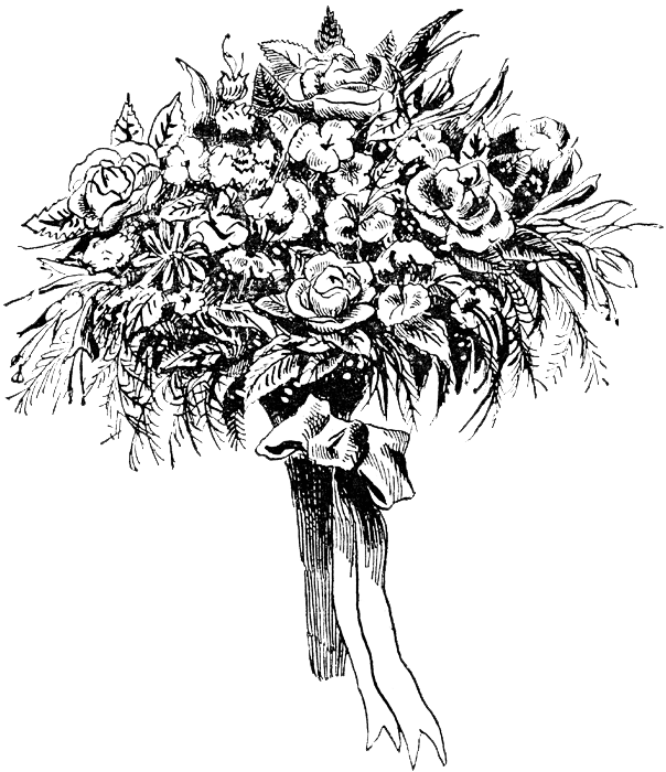 Vintage Floral Bouquet Illustration