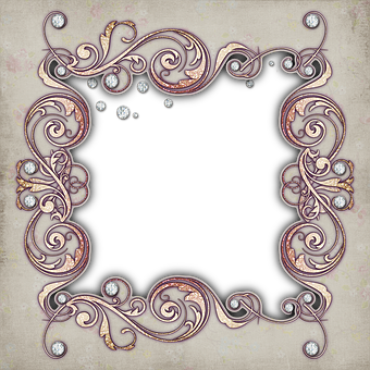 Vintage Floral Frame Design