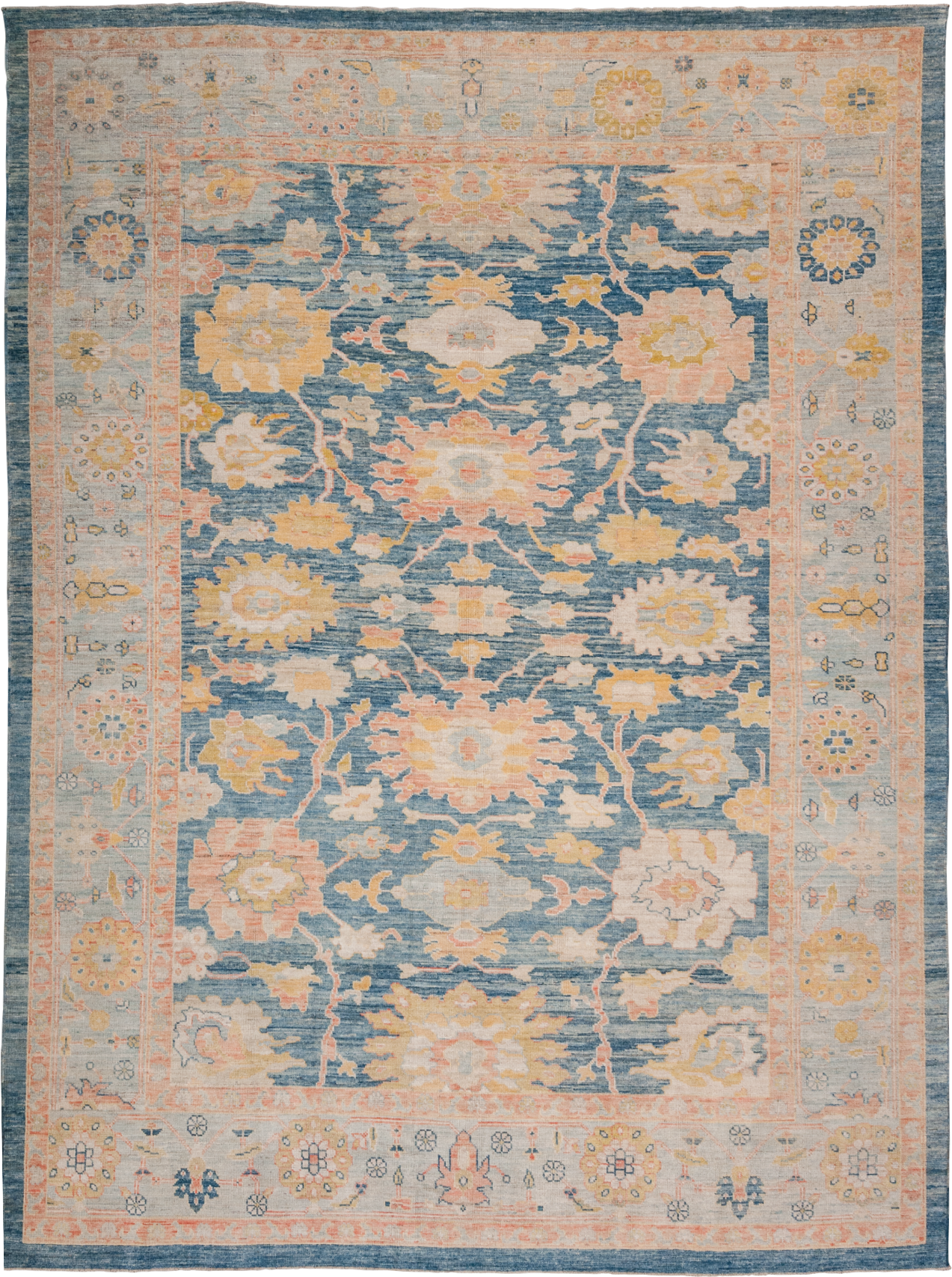 Vintage Floral Pattern Carpet