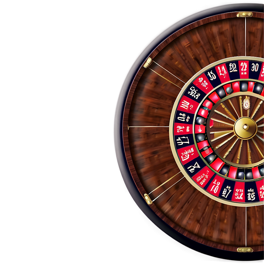 Vintage French Roulette Png Amq60