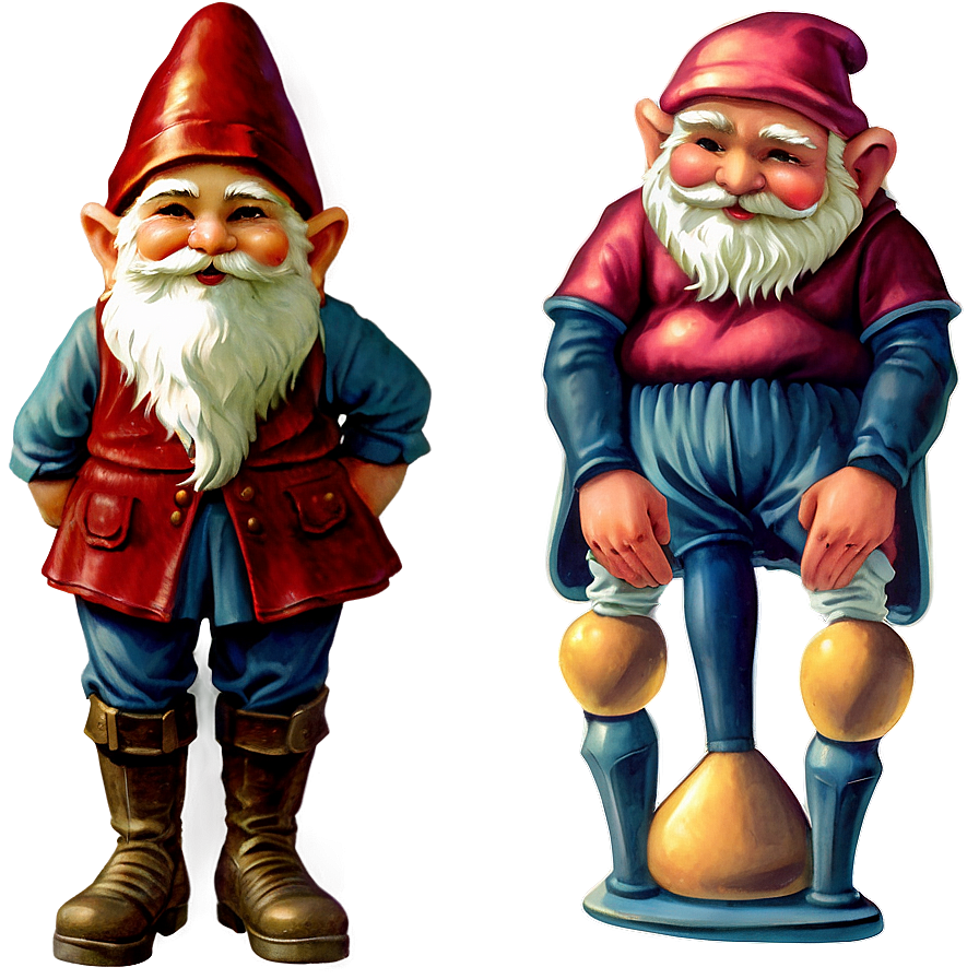 Vintage Garden Gnome Png 06132024