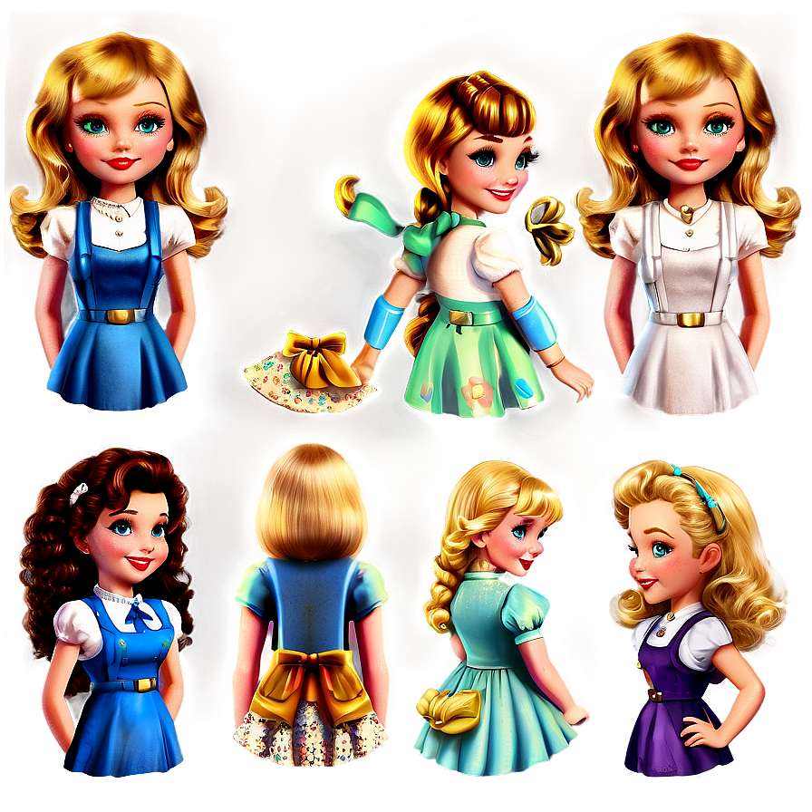 Vintage Girl Hair Png Yqr72