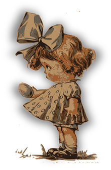 Vintage Girl Illustration