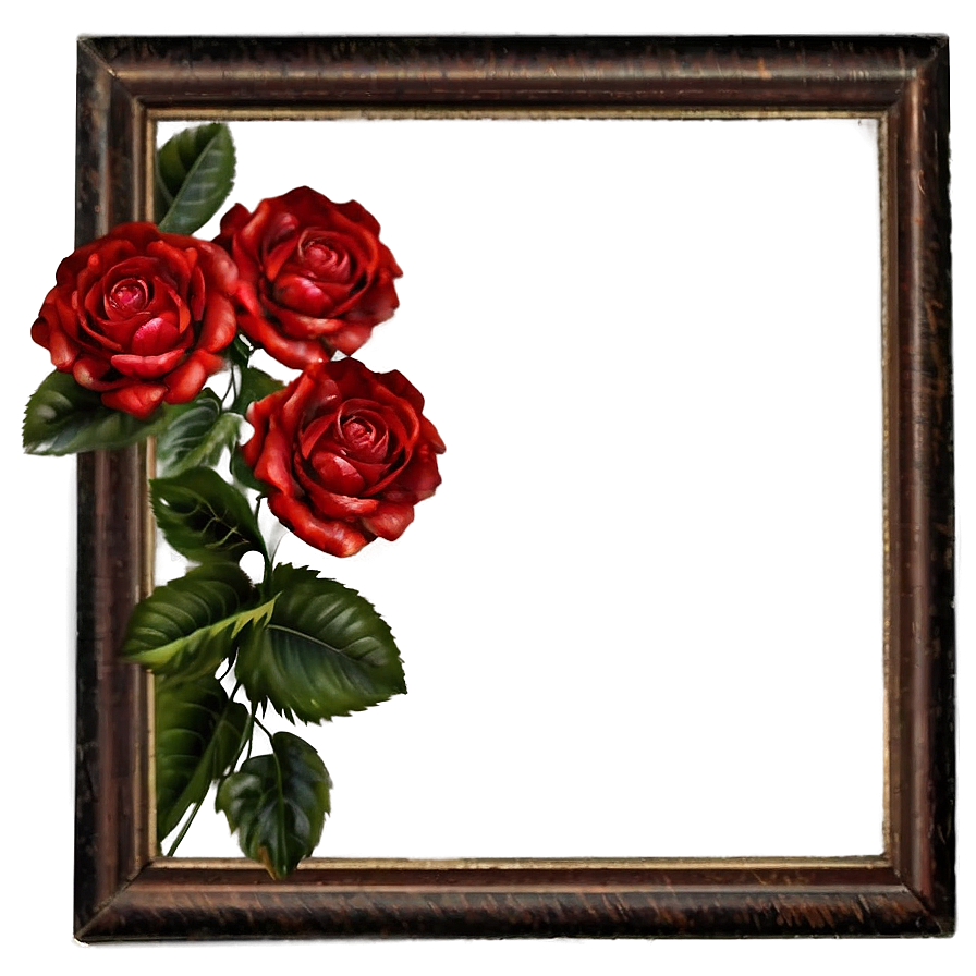 Vintage Glass Frame Png 06272024