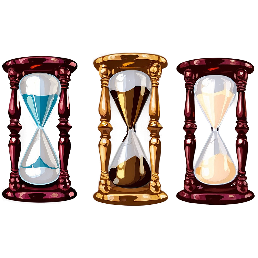 Vintage Glass Hourglass Png Qhq60