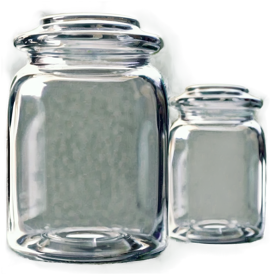 Vintage Glass Jar Design Png 61