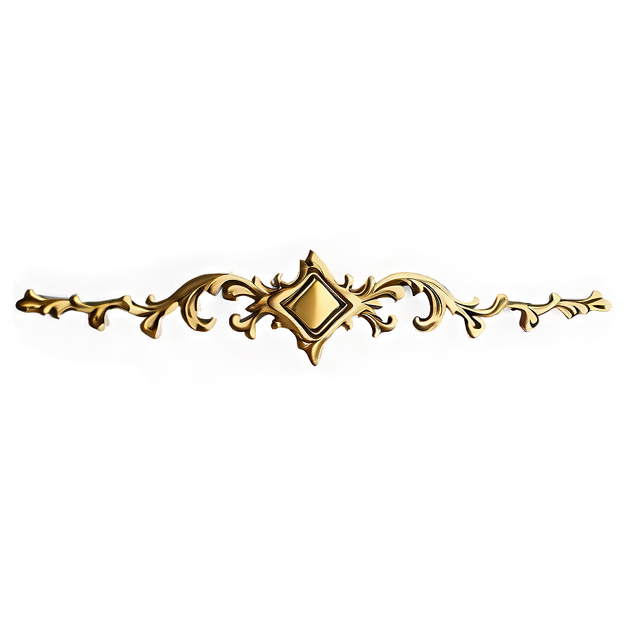 Vintage Gold Trim Detail Png Cge