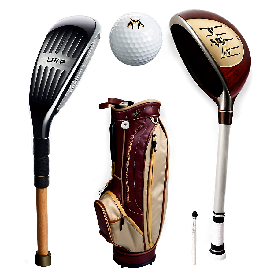 Vintage Golf Equipment Png Wxh