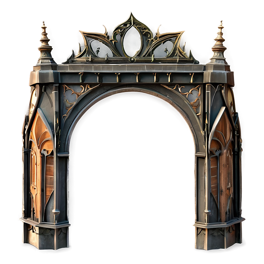 Vintage Gothic Arc Png 87