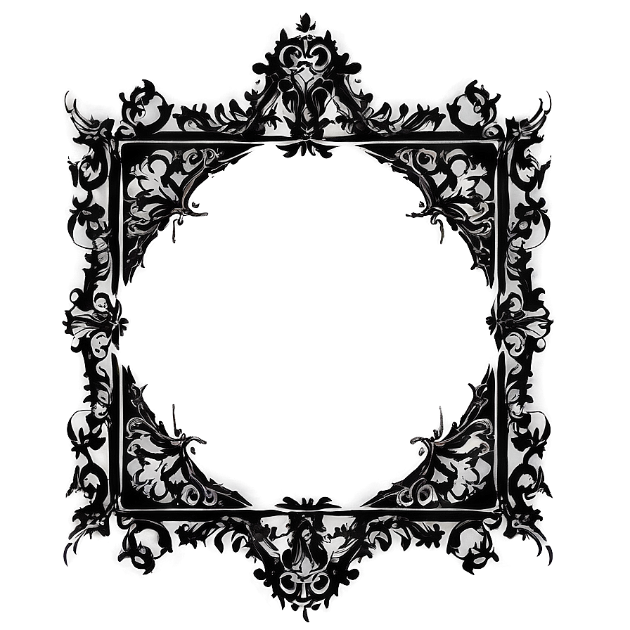 Vintage Gothic Frame Png 06262024