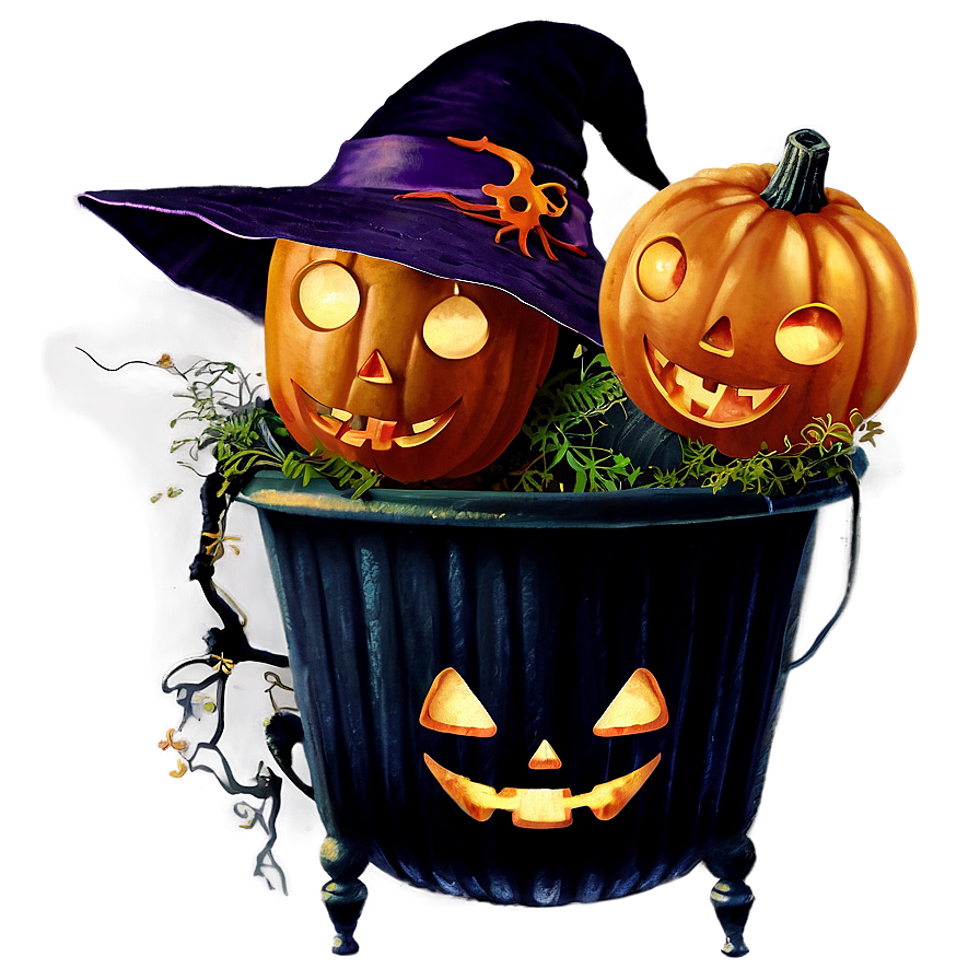 Vintage Halloween Decor Png 06212024