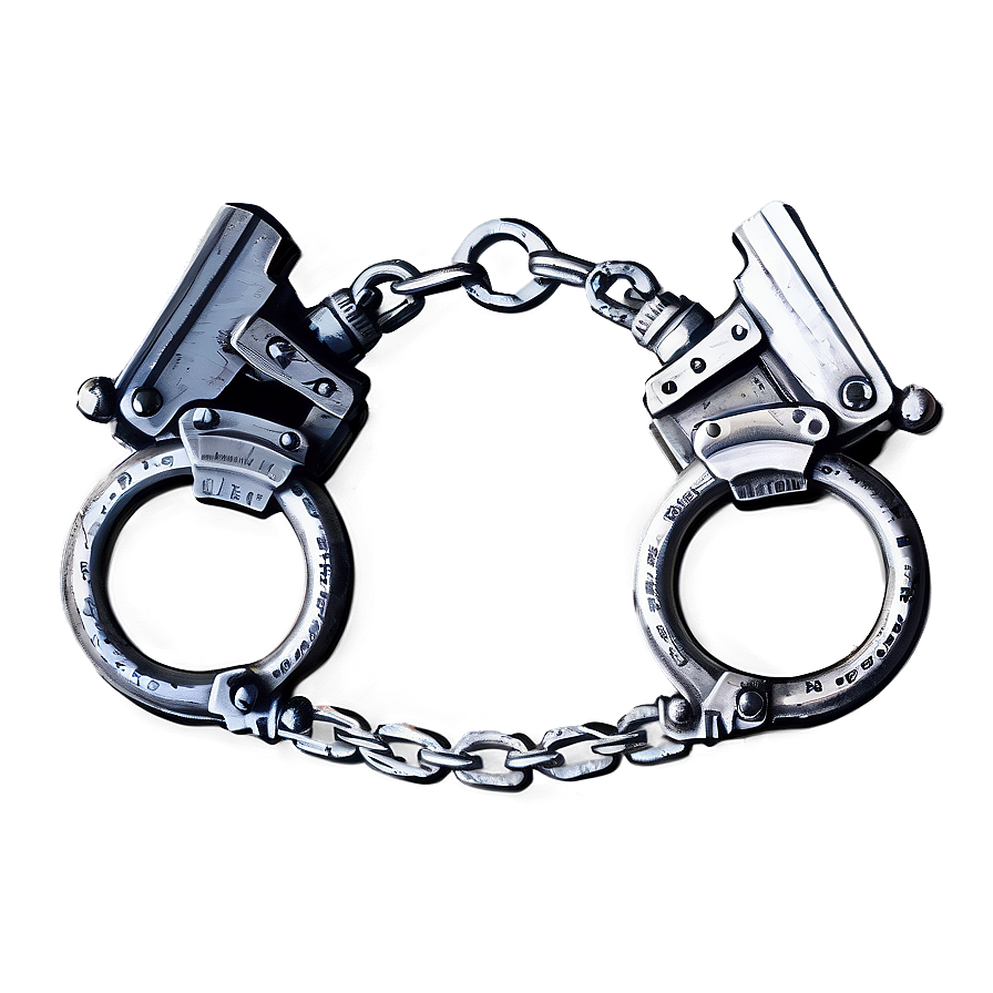 Vintage Handcuffs Drawing Png Rvj92