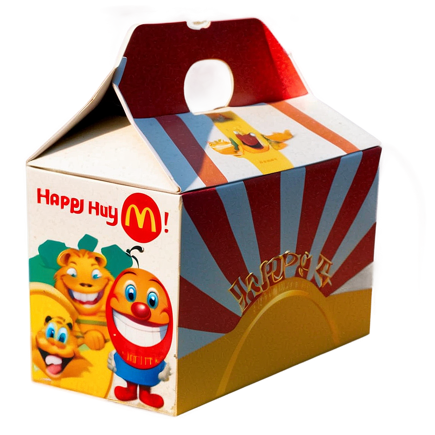 Vintage Happy Meal Box Look Png Xte76