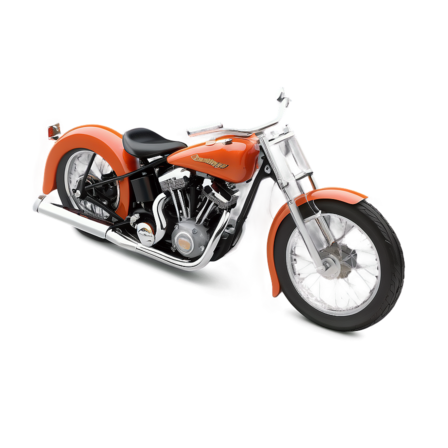 Vintage Harley Model Illustration Png 06252024