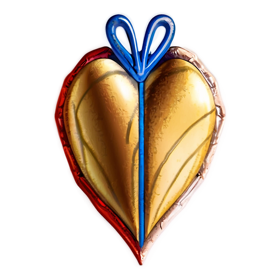 Vintage Heart Sketch Png 10