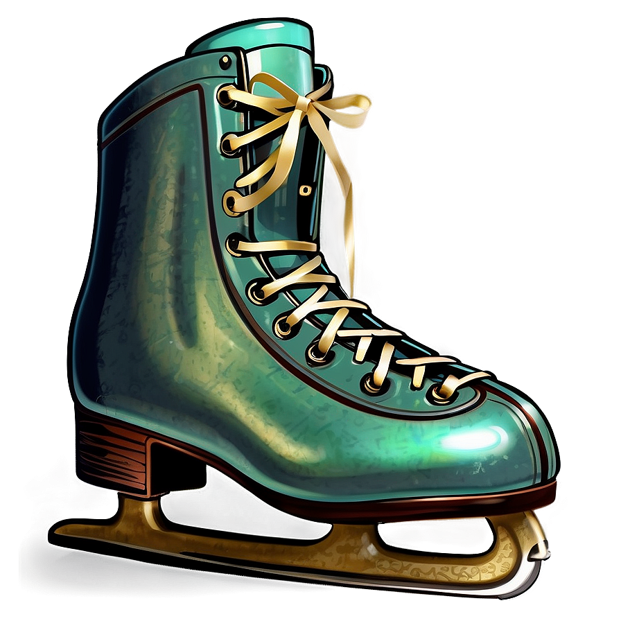 Vintage Ice Skates Png Kup