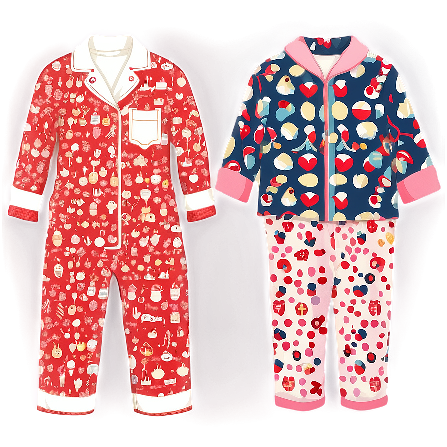 Vintage Inspired Pajama Png 86