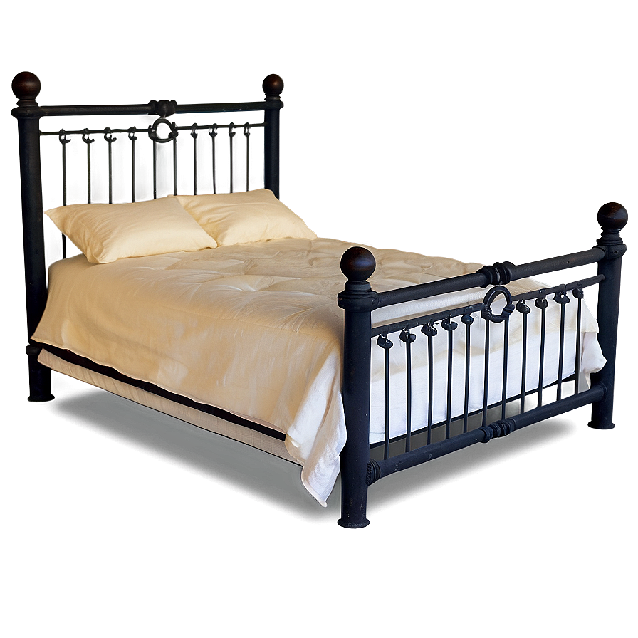 Vintage Iron Bed Png Opa73