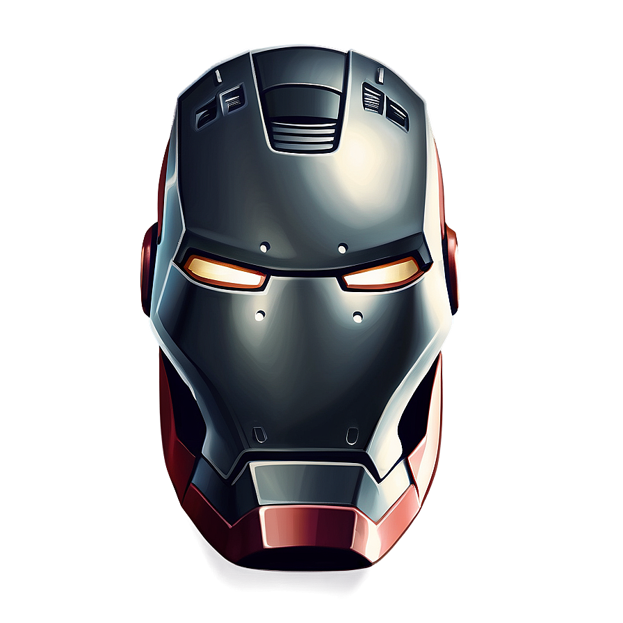 Vintage Iron Man Helmet Illustration Png 06122024