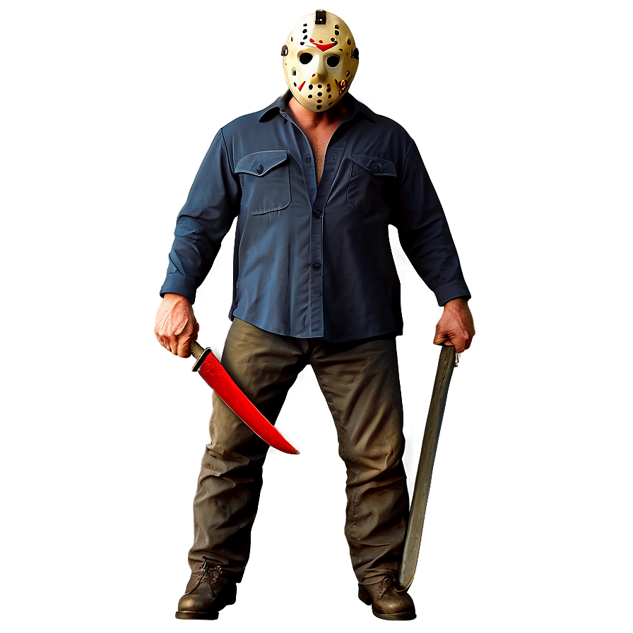 Vintage Jason Voorhees Look Png 12