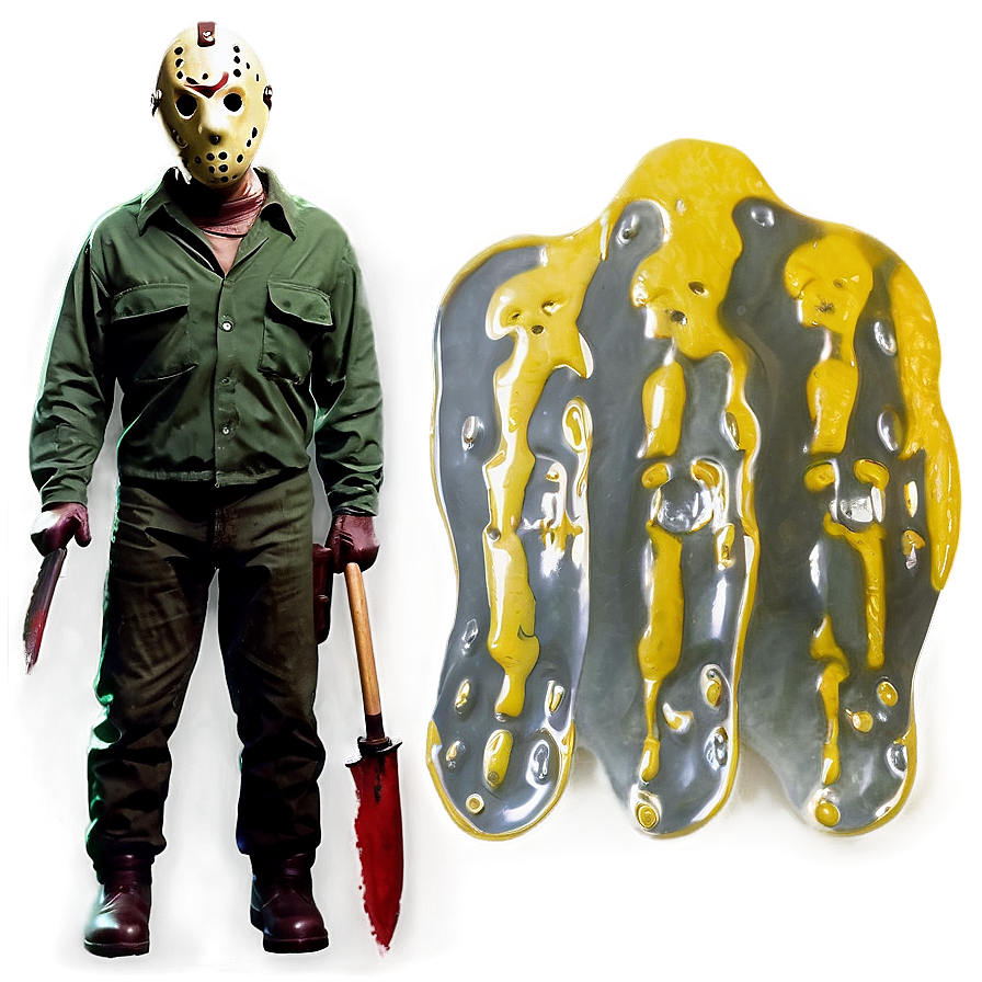 Vintage Jason Voorhees Poster Png 85