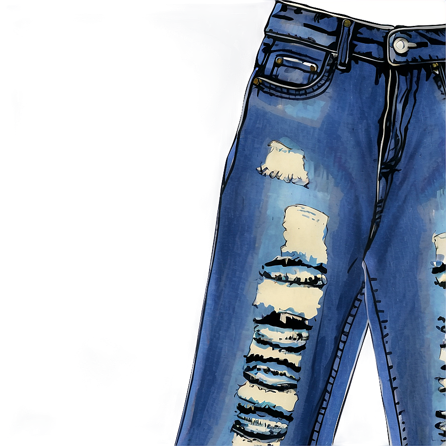 Vintage Jeans Png Cju39