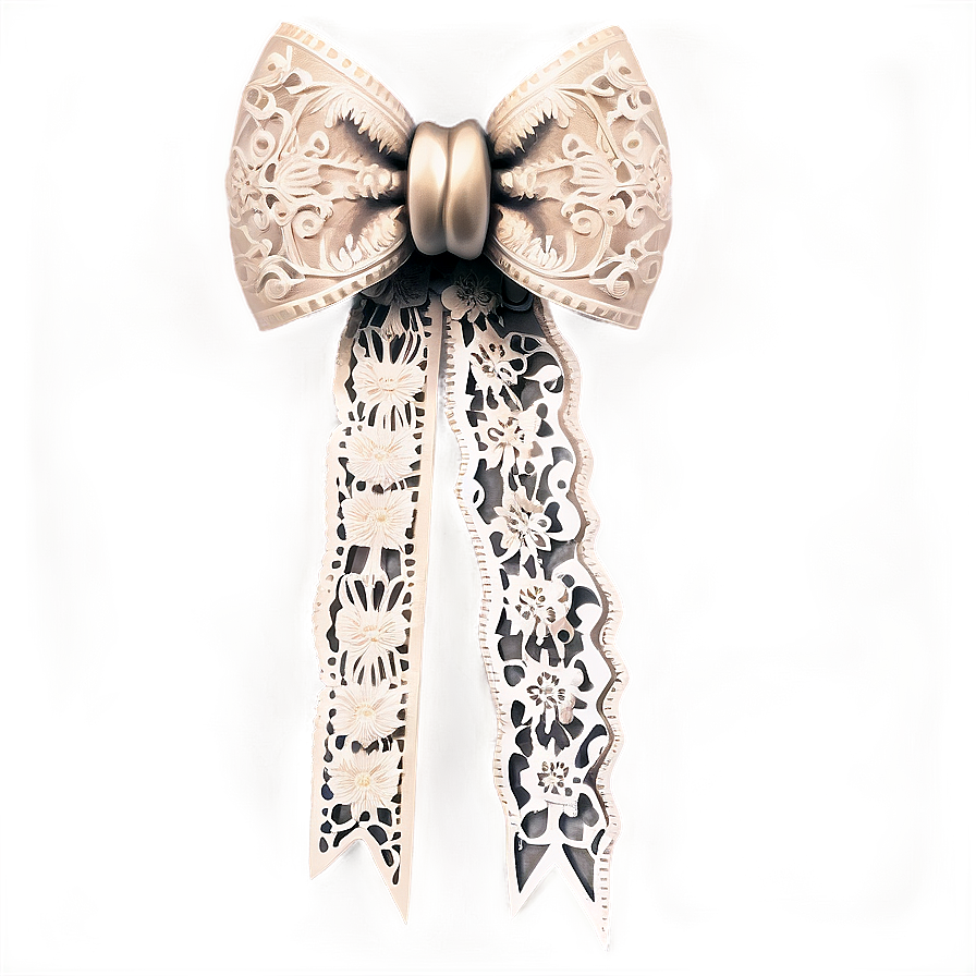 Vintage Lace Bow Png Cib59