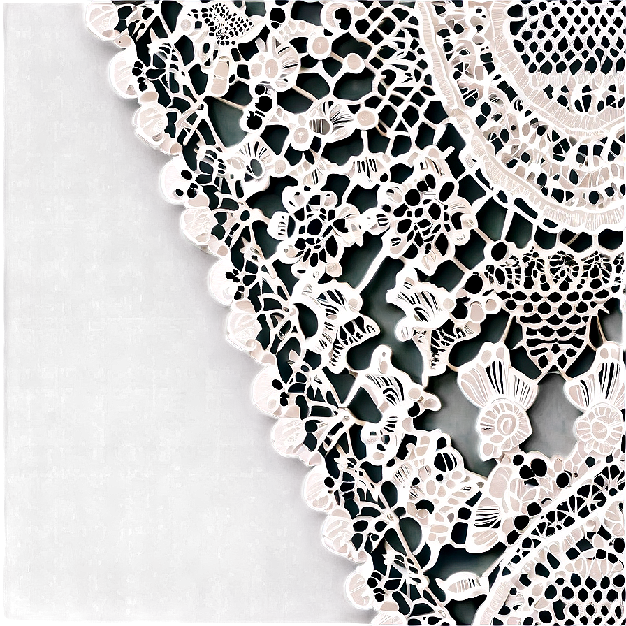 Vintage Lace Detail Texture Png Hct5