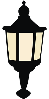 Vintage Lantern Silhouette