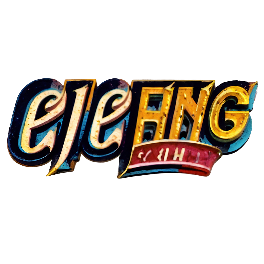 Vintage Lettering Png Qex83