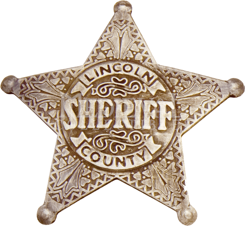 Vintage Lincoln County Sheriff Badge