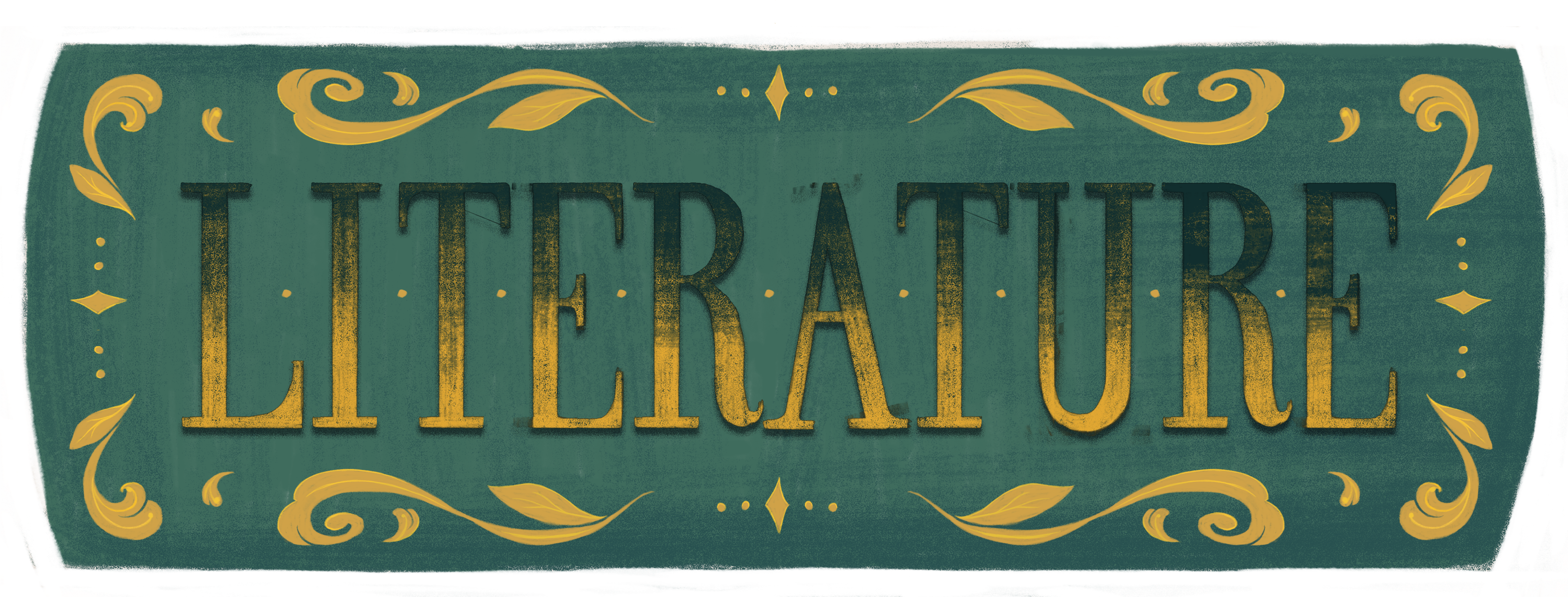 Vintage Literature Banner