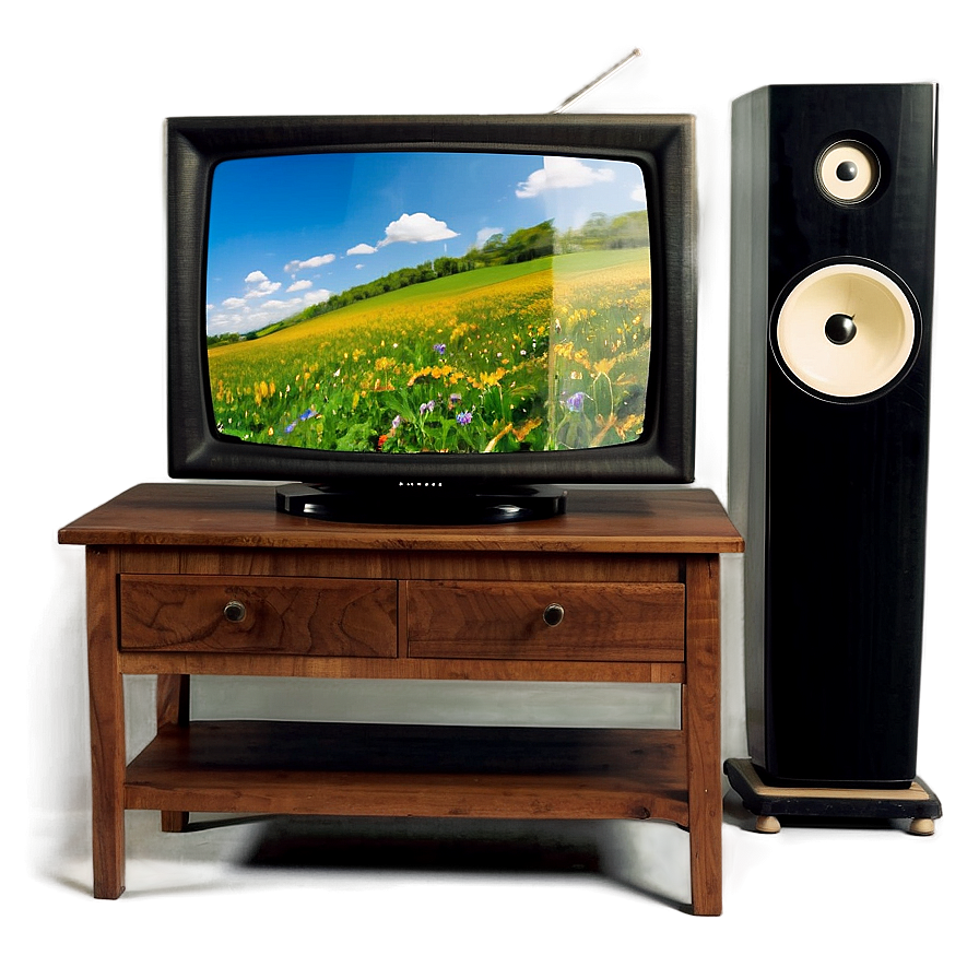 Vintage Living Room Tv Png 05252024