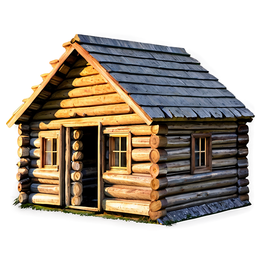 Vintage Log Cabin Structure Png Jvj