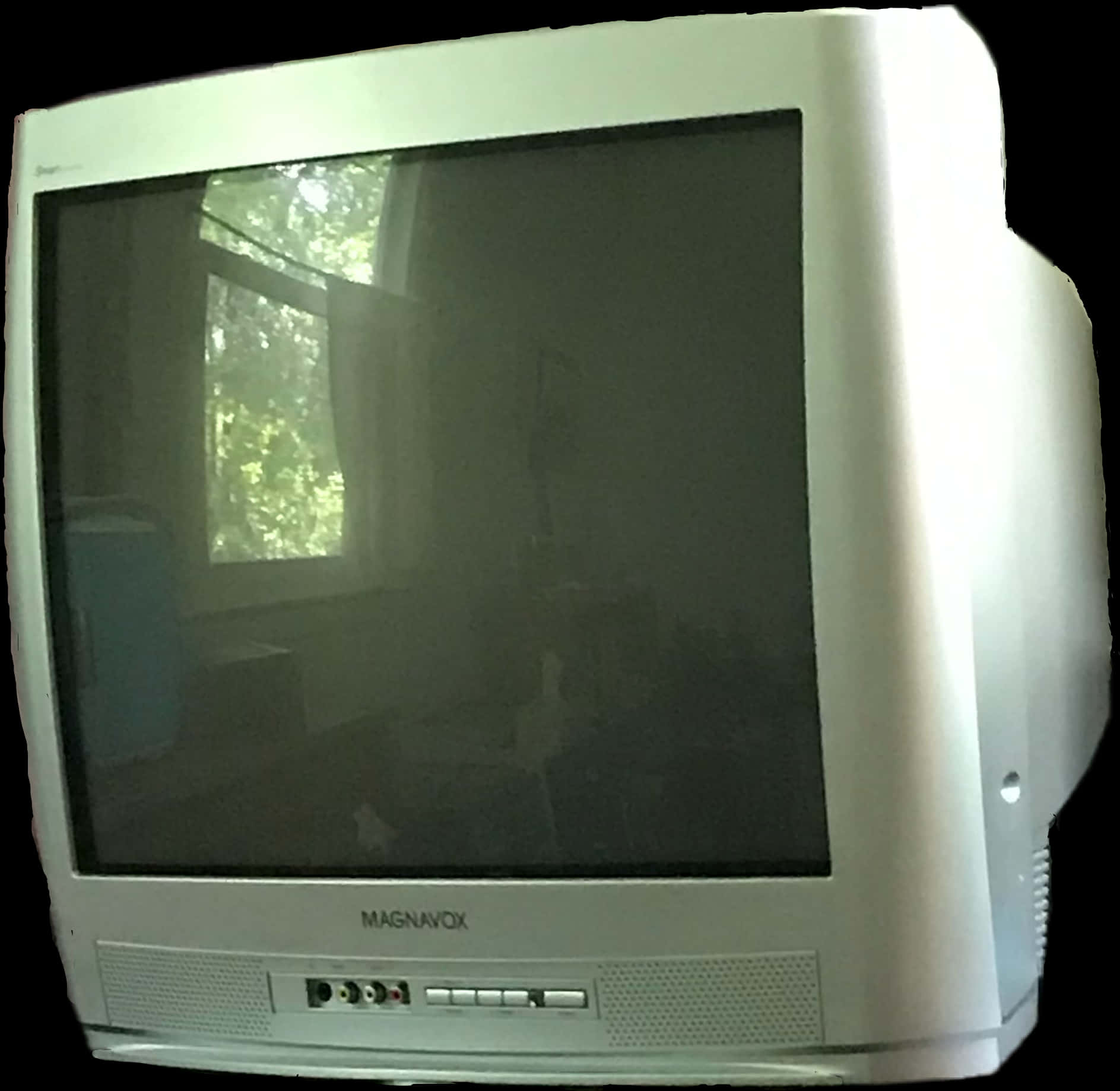 Vintage Magnavox T V Reflection