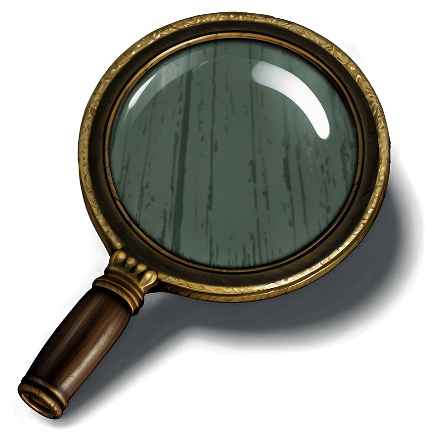 Vintage Magnifying Glass Png Grn76