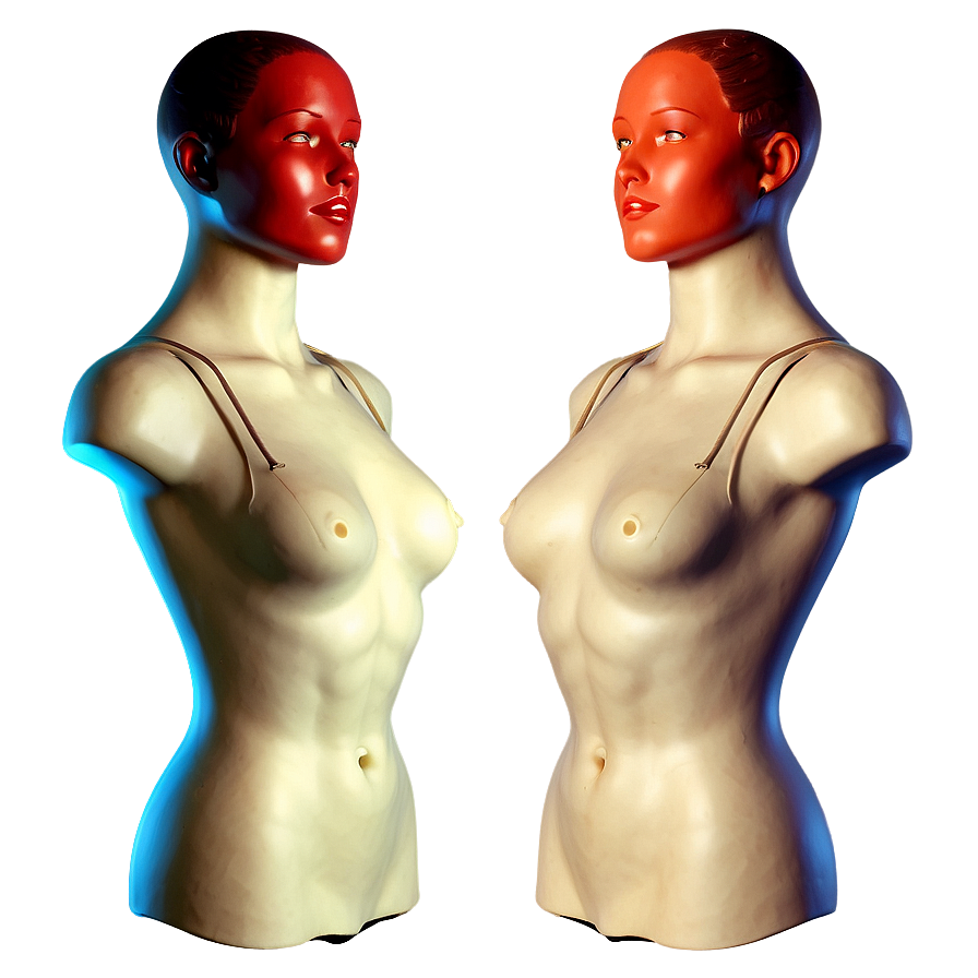 Vintage Mannequin Torso Png 91