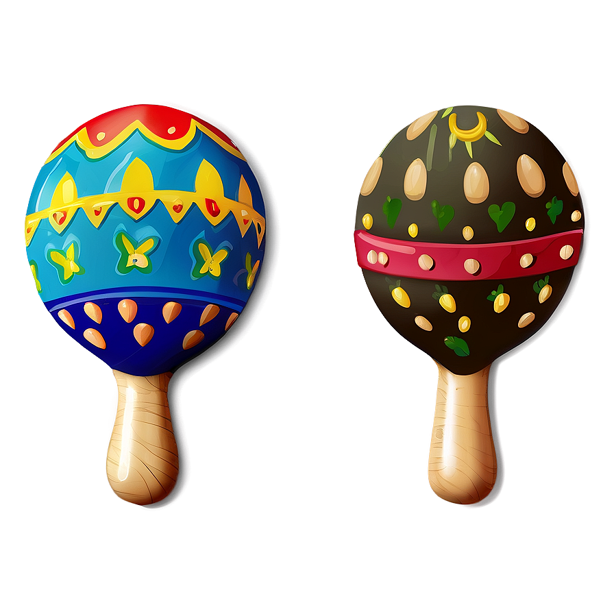 Vintage Maraca Collection Png Tbu86