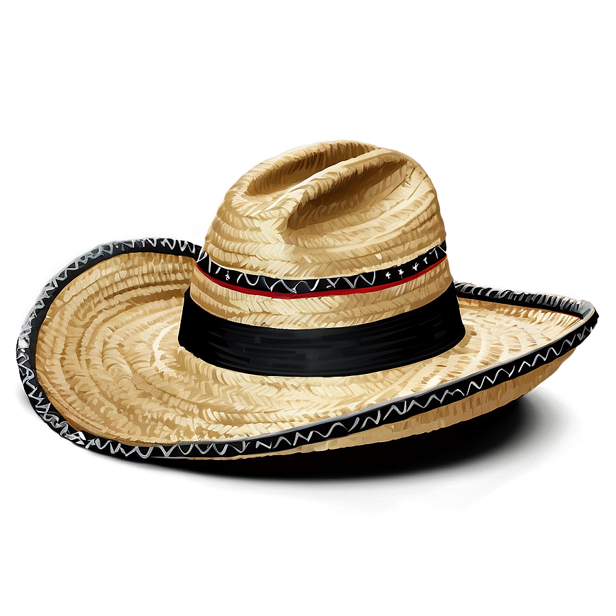 Vintage Mexican Hat Png 82