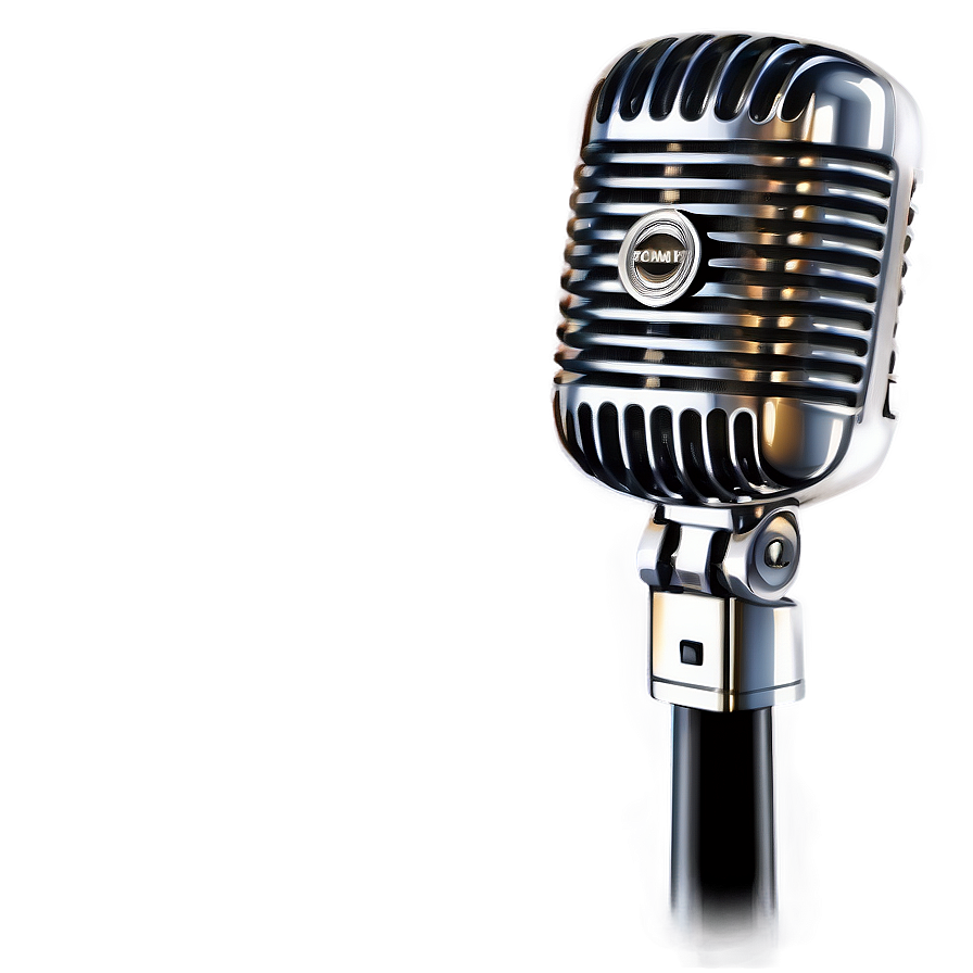 Vintage Microphone Png 05252024