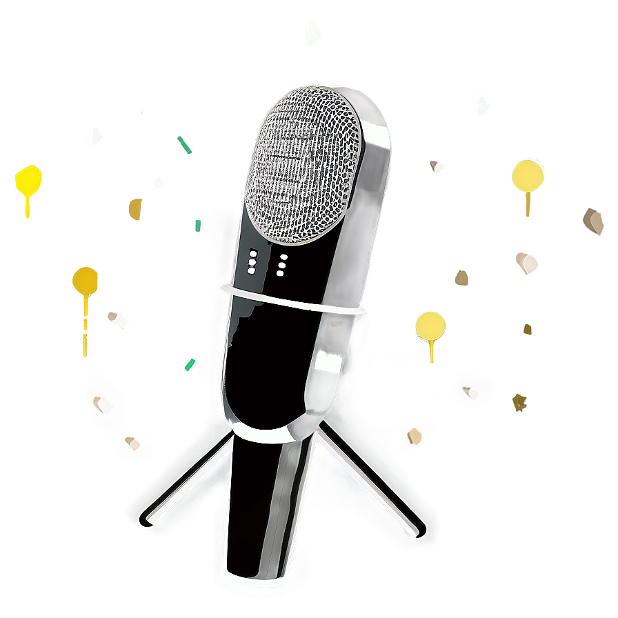 Vintage Microphone Png Mof