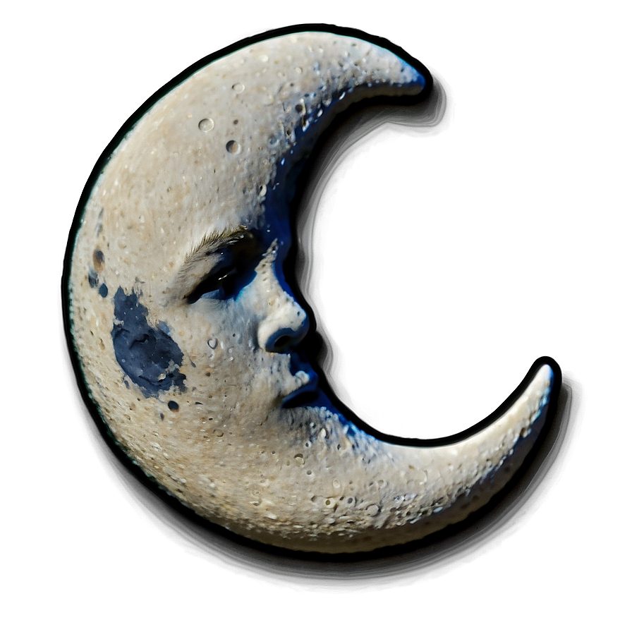 Vintage Moon Transparent Png Pwj46