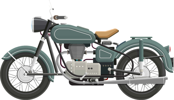 Vintage Motorcycle Illustration