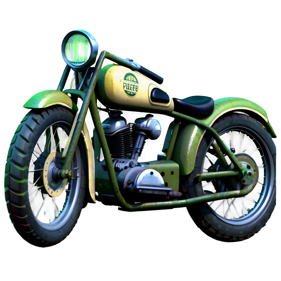 Vintage Motorcycle Png Ffe