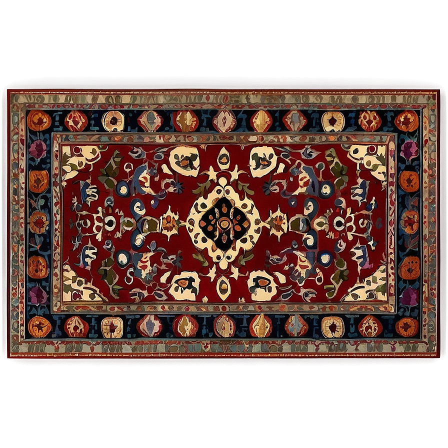 Vintage Oriental Carpet Texture Png Scp