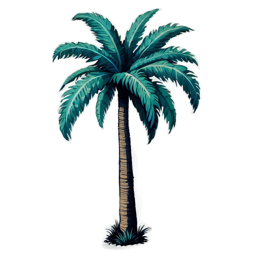 Vintage Palm Tree Png Kat56