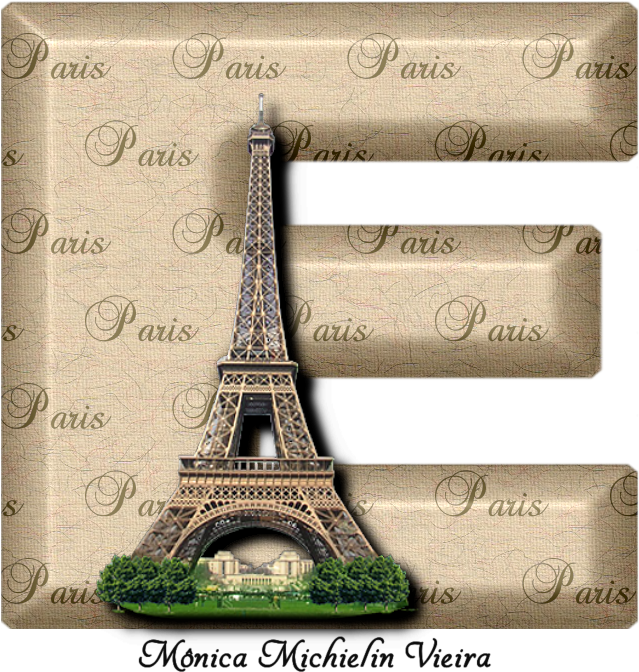 Vintage Paris Eiffel Tower Design