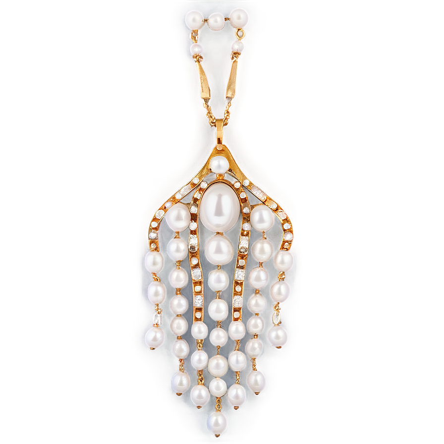 Vintage Pearl Necklaces Png 05252024