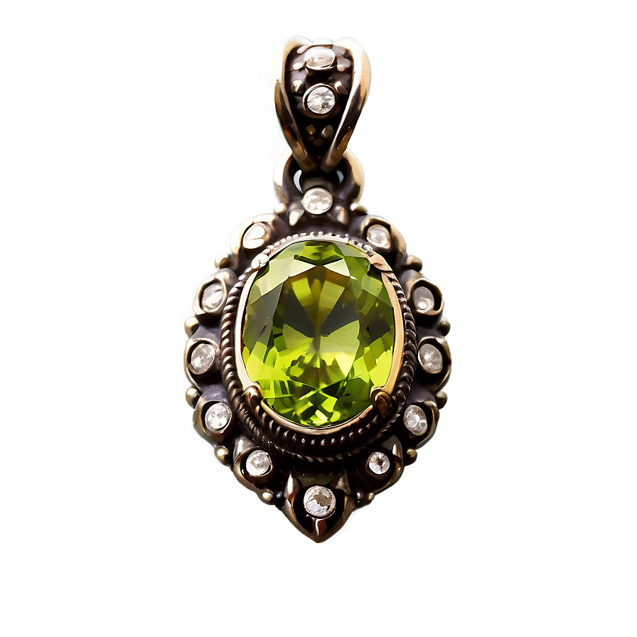 Vintage Peridot Jewelry Png Pth