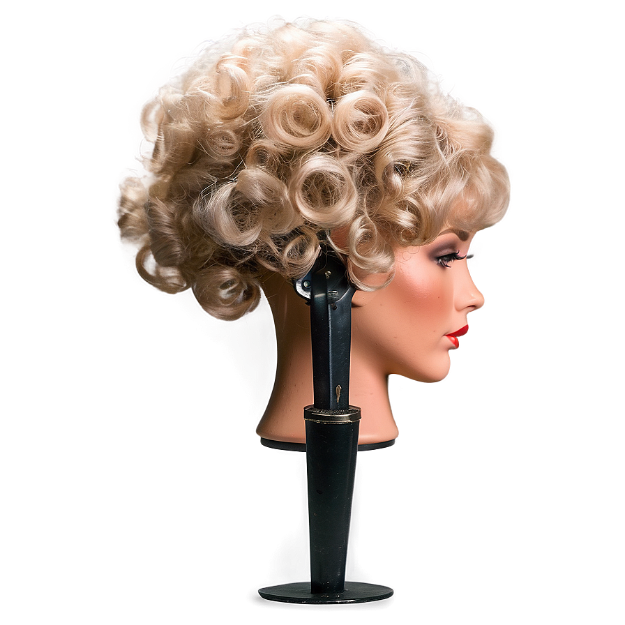 Vintage Perm Style Png Lxn